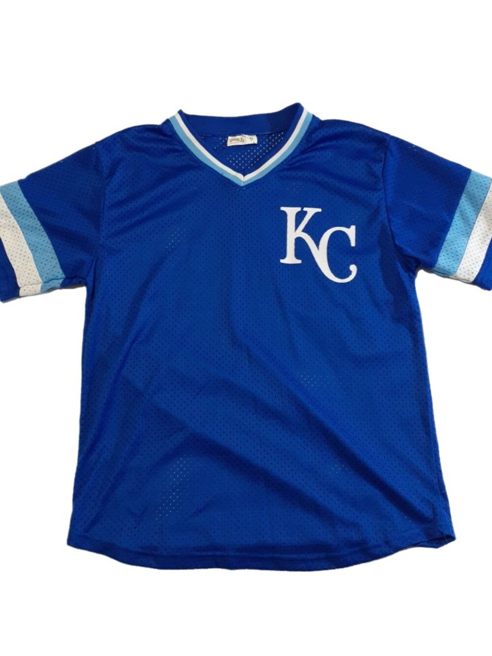 Kansas City Royals T Shirt Mens Med Blue Mesh Vtg 1990s Limited Promo Fox Sports